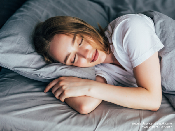 Peaceful sleep promoting skin repair and reduced signs of ageing